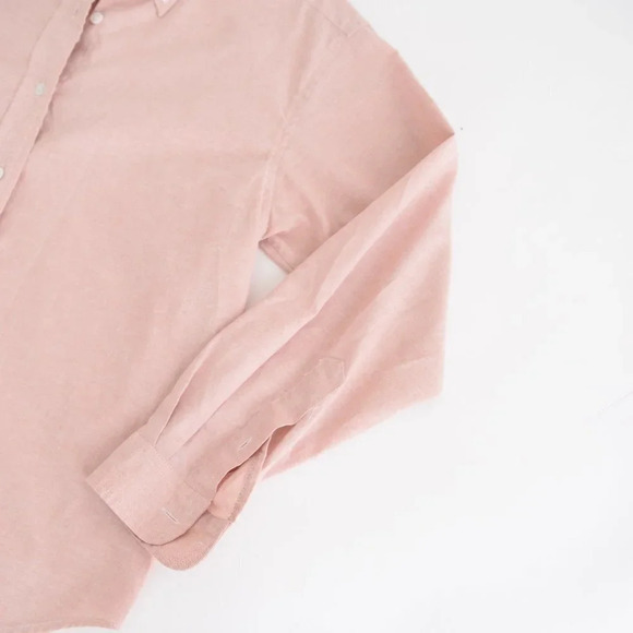 Vintage Bremare Pink Long Sleeve 70% Cotton  Button Up Shirt Size Medium - Picture 5 of 12